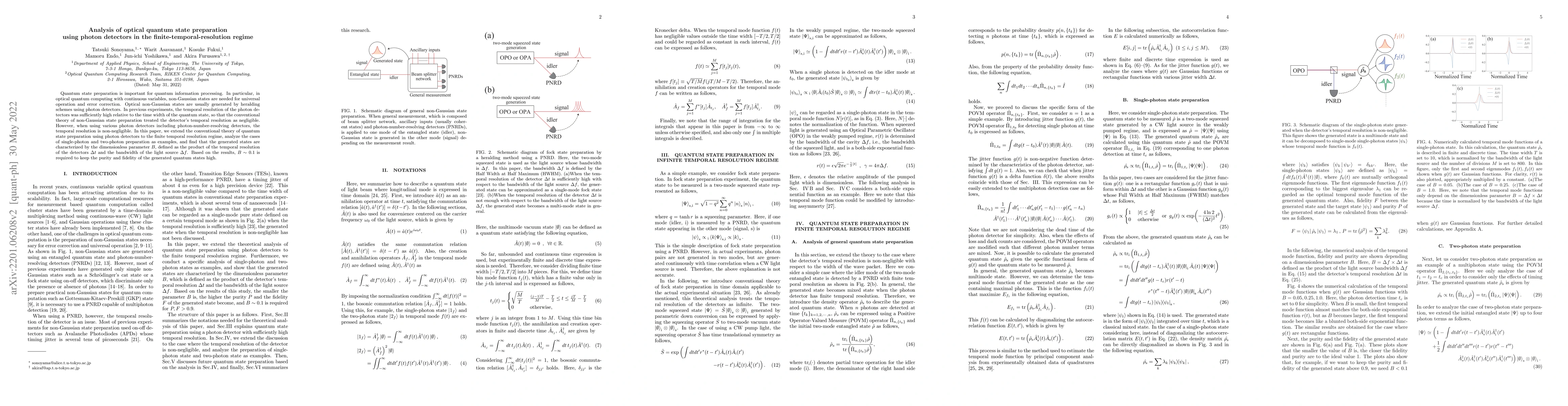 Thumbnail for Analysis of optical quantum state preparation using photon detectors in
  the finite-temporal-resolution regime