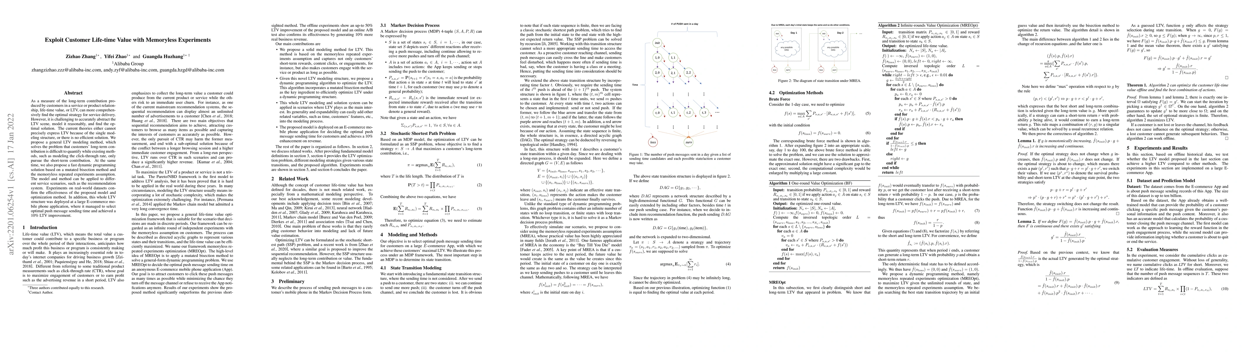 Thumbnail for Exploit Customer Life-time Value with Memoryless Experiments