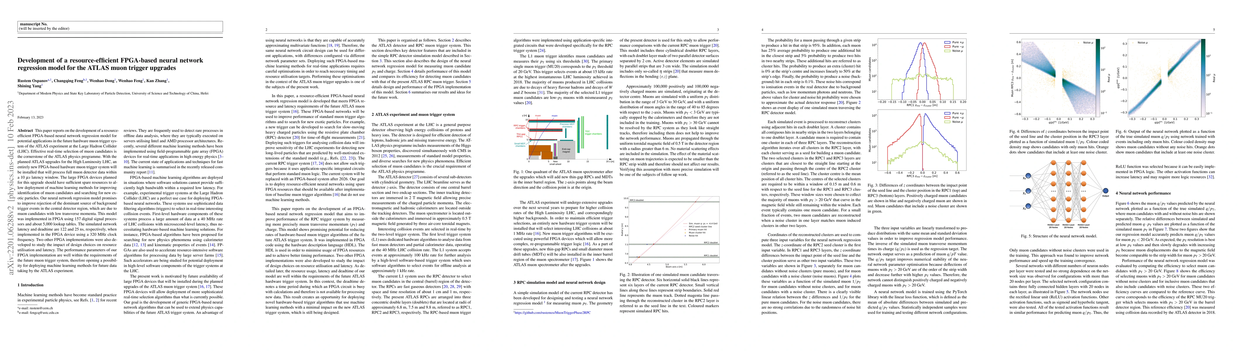Thumbnail for Development of a resource-efficient FPGA-based neural network regression
  model for the ATLAS muon trigger upgrades