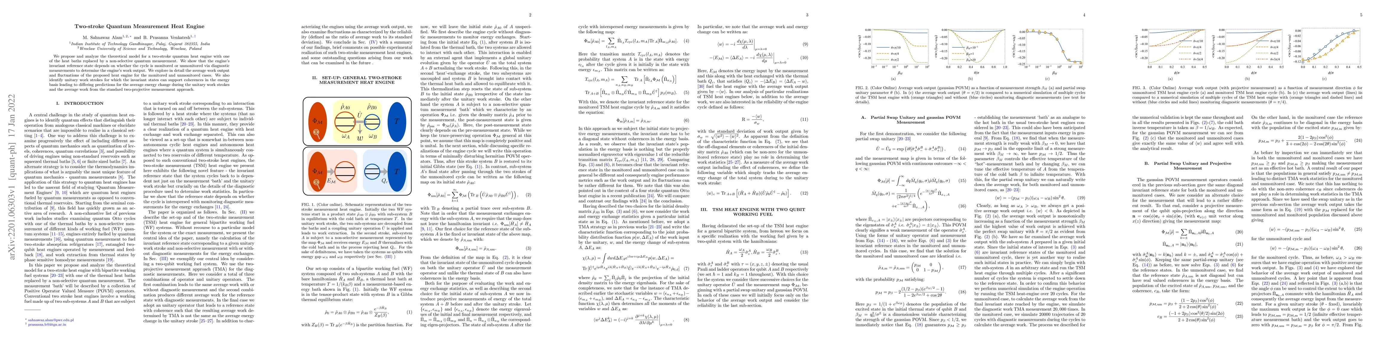 Thumbnail for Two-stroke Quantum Measurement Heat Engine
