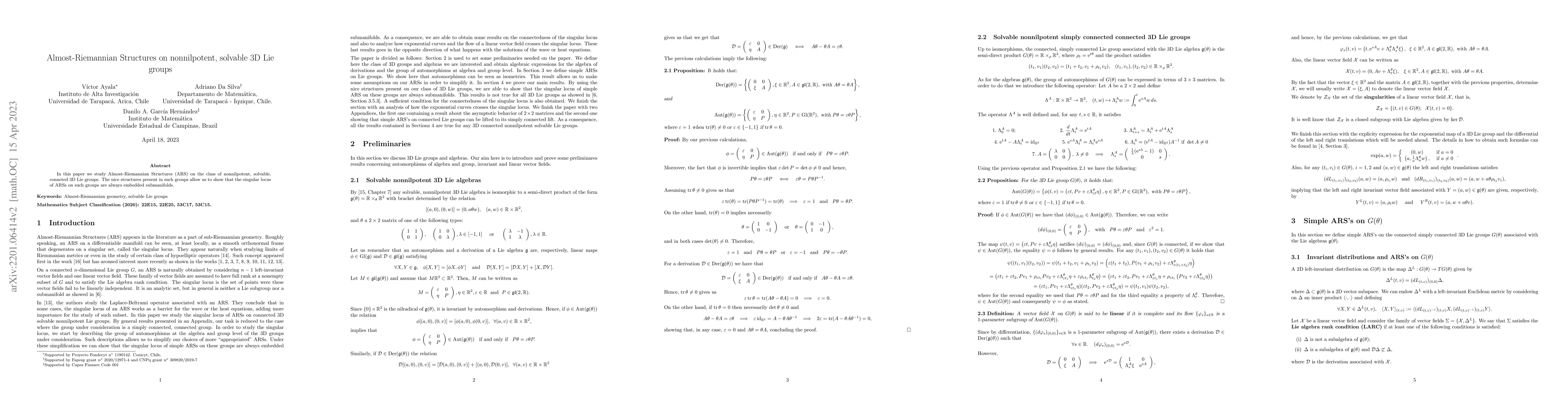 Thumbnail for Almost-Riemannian Structures on nonnilpotent, solvable 3D Lie groups