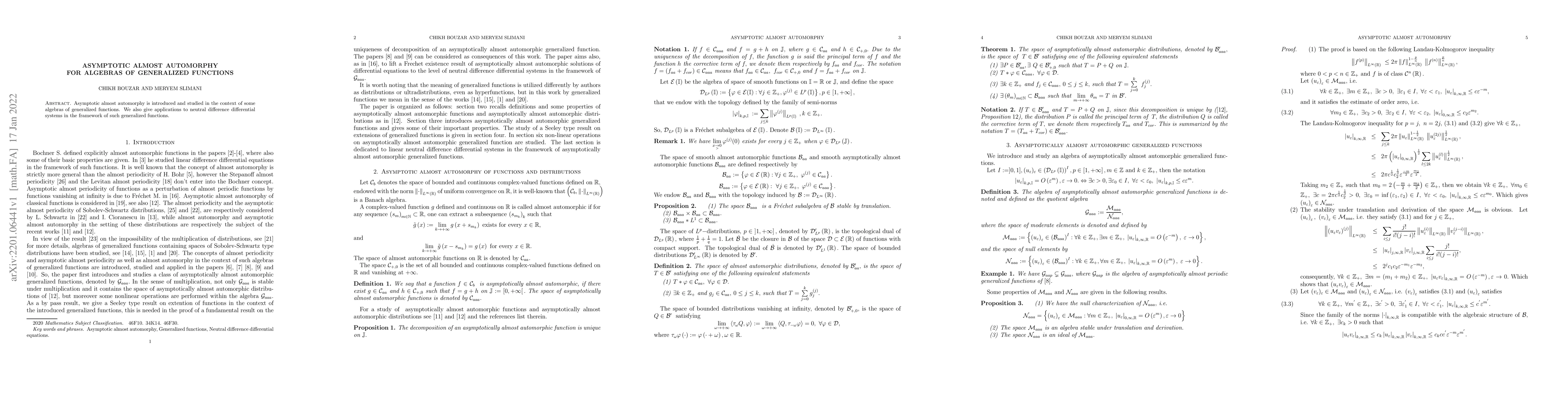 Thumbnail for Asymptotic almost automorphy for algebras of generalized functions