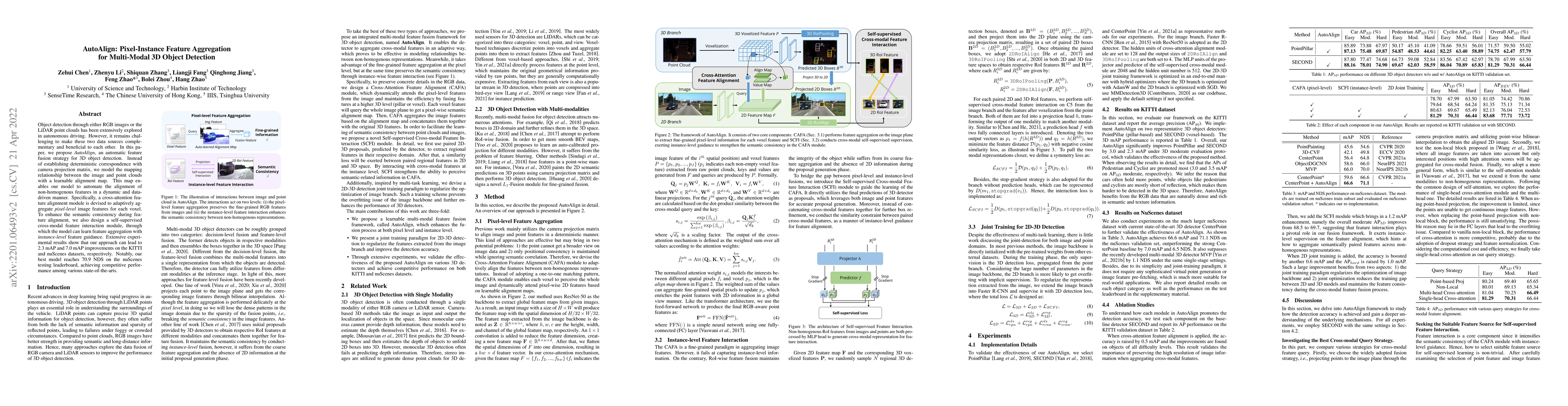 Thumbnail for AutoAlign: Pixel-Instance Feature Aggregation for Multi-Modal 3D Object
  Detection