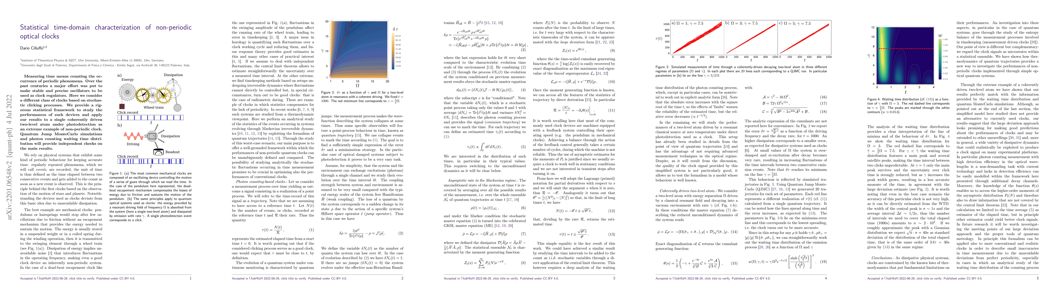 Thumbnail for Statistical time-domain characterization of non-periodic optical clocks