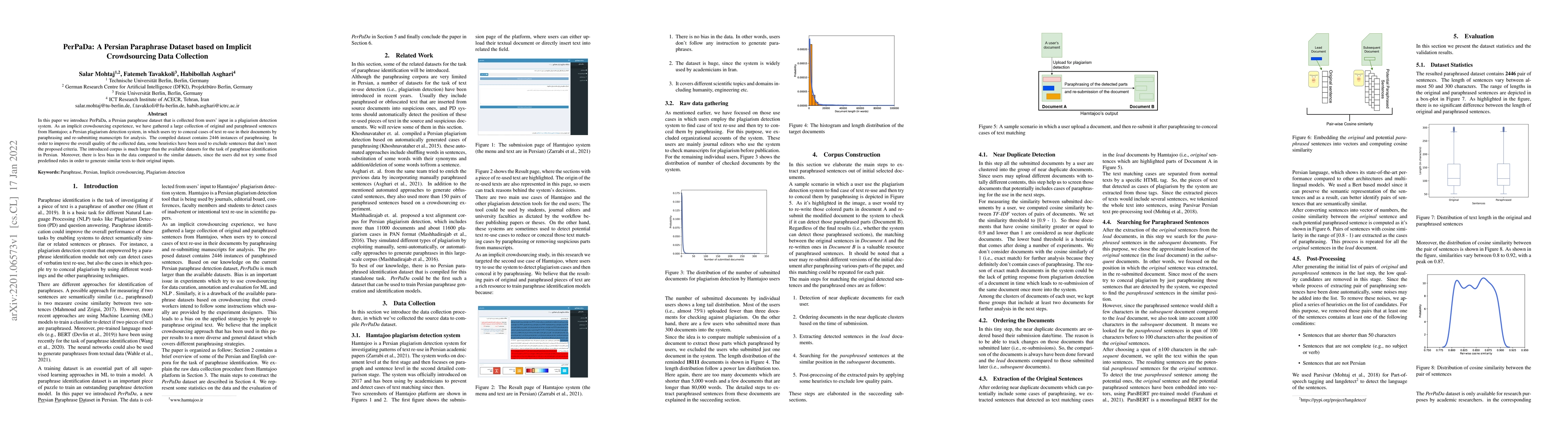 Thumbnail for PerPaDa: A Persian Paraphrase Dataset based on Implicit Crowdsourcing
  Data Collection
