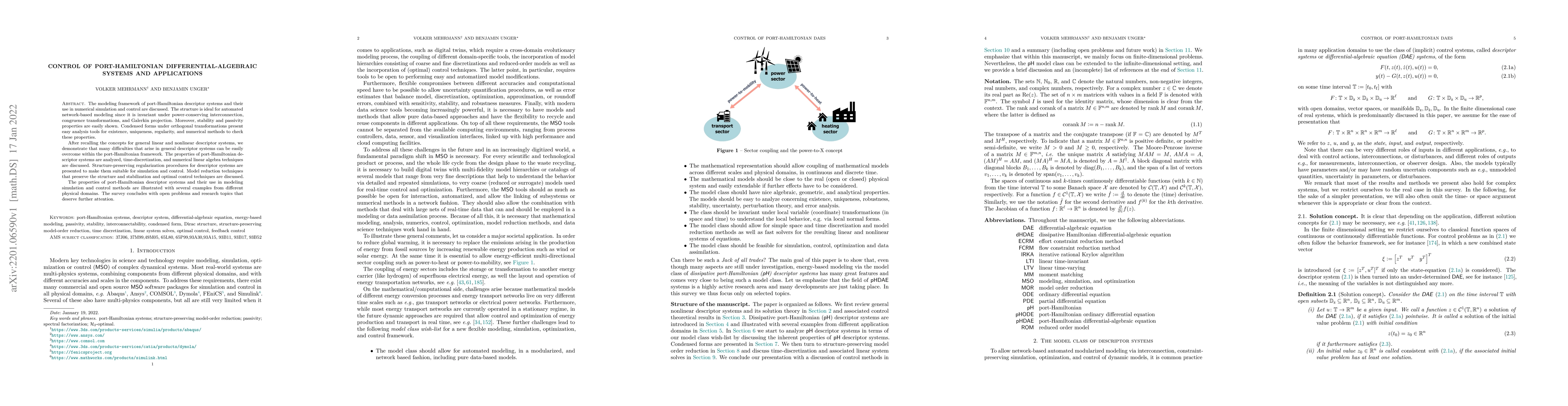 Thumbnail for Control of port-Hamiltonian differential-algebraic systems and
  applications