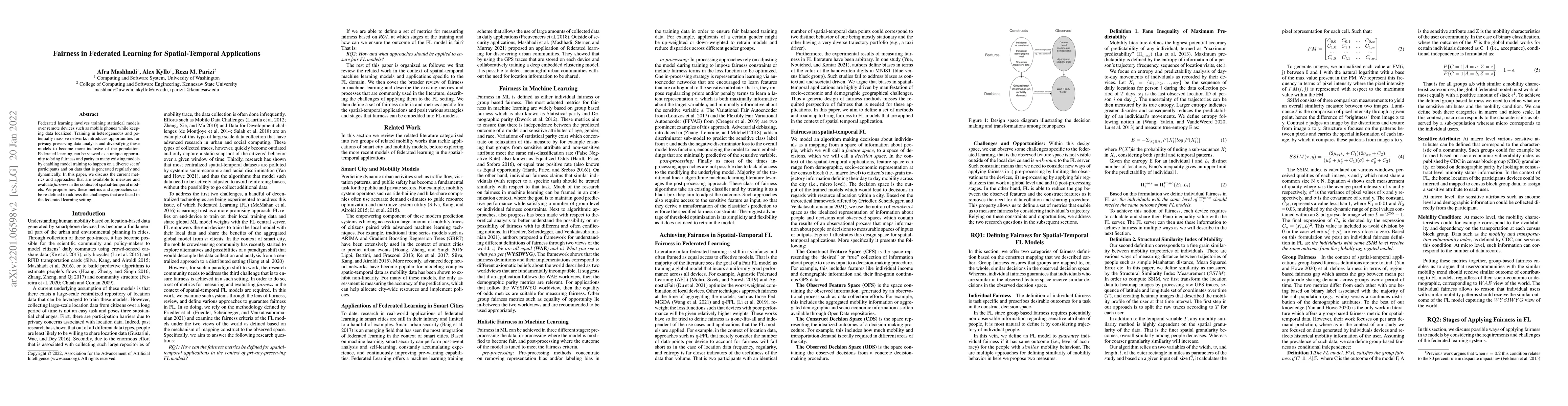 Thumbnail for Fairness in Federated Learning for Spatial-Temporal Applications