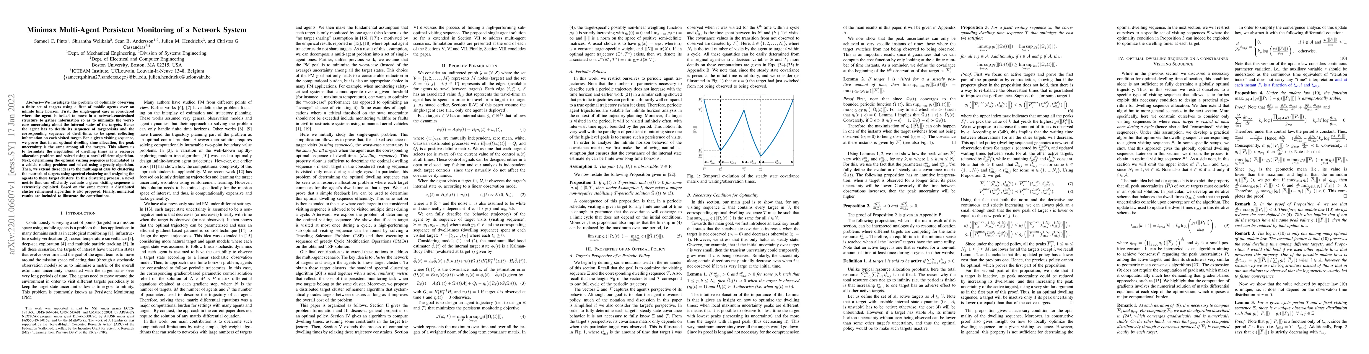 Thumbnail for Minimax Multi-Agent Persistent Monitoring of a Network System