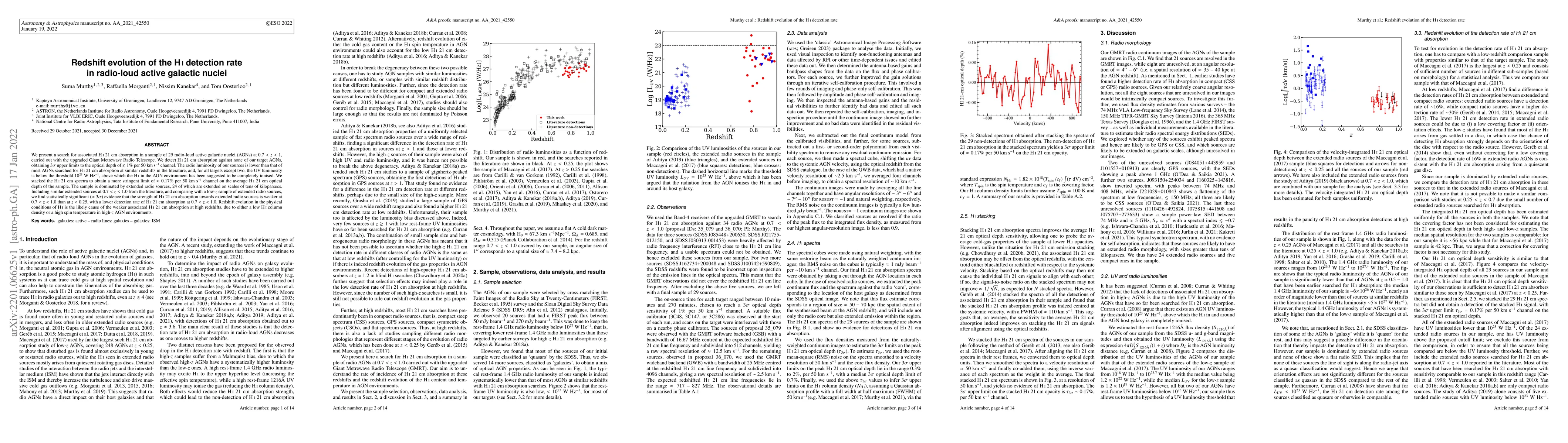 Thumbnail for Redshift evolution of the HI detection rate in radio-loud active
  galactic nuclei