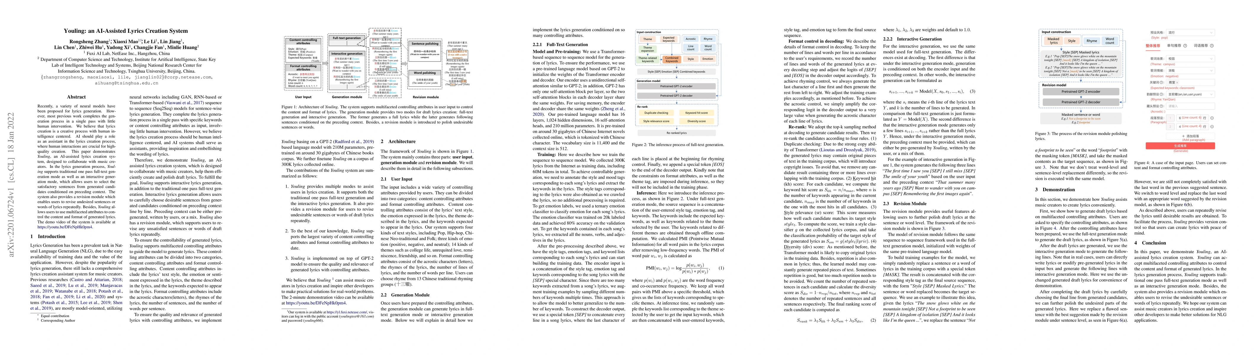 Thumbnail for Youling: an AI-Assisted Lyrics Creation System