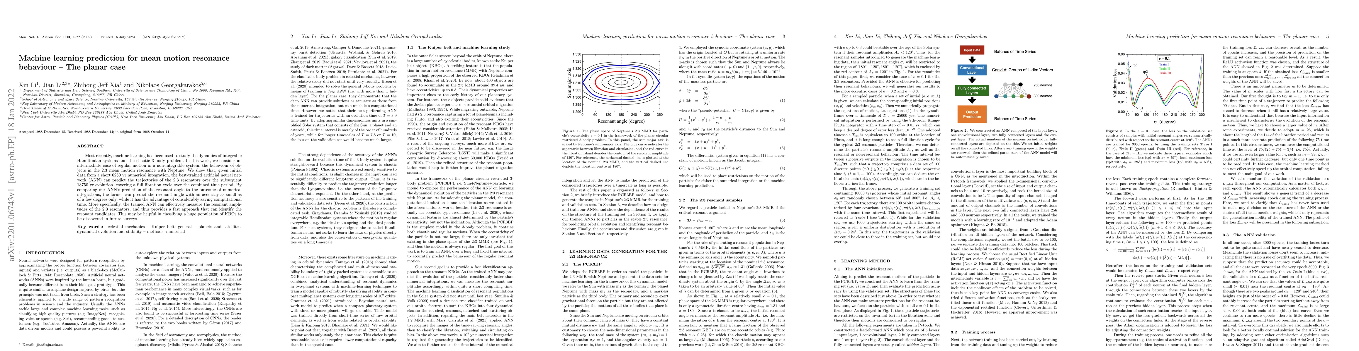Thumbnail for Machine learning prediction for mean motion resonance behaviour -- The
  planar case