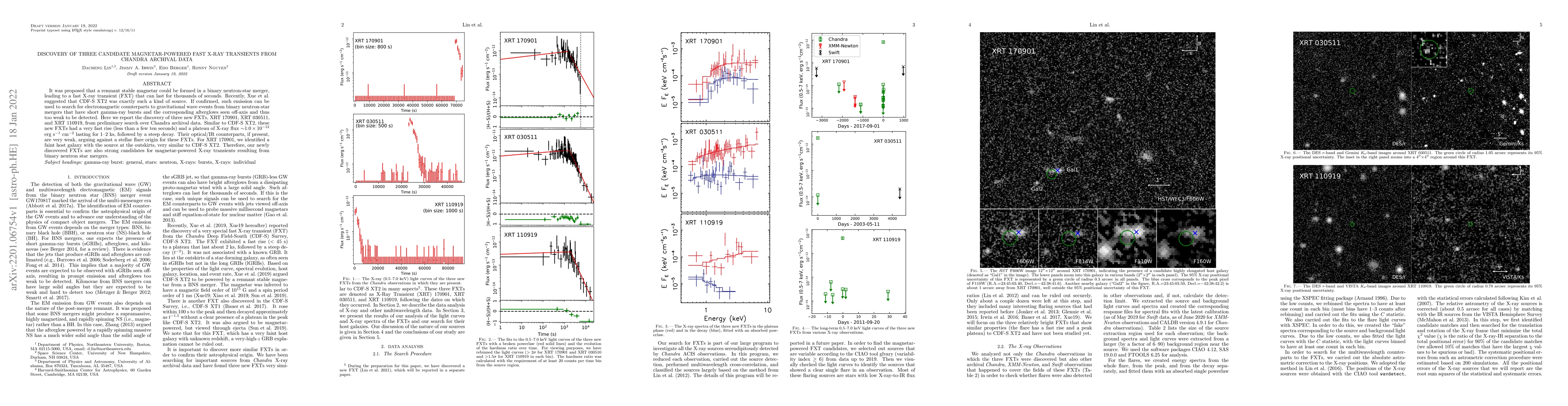 Thumbnail for Discovery of Three Candidate Magnetar-powered Fast X-ray Transients from
  Chandra Archival Data