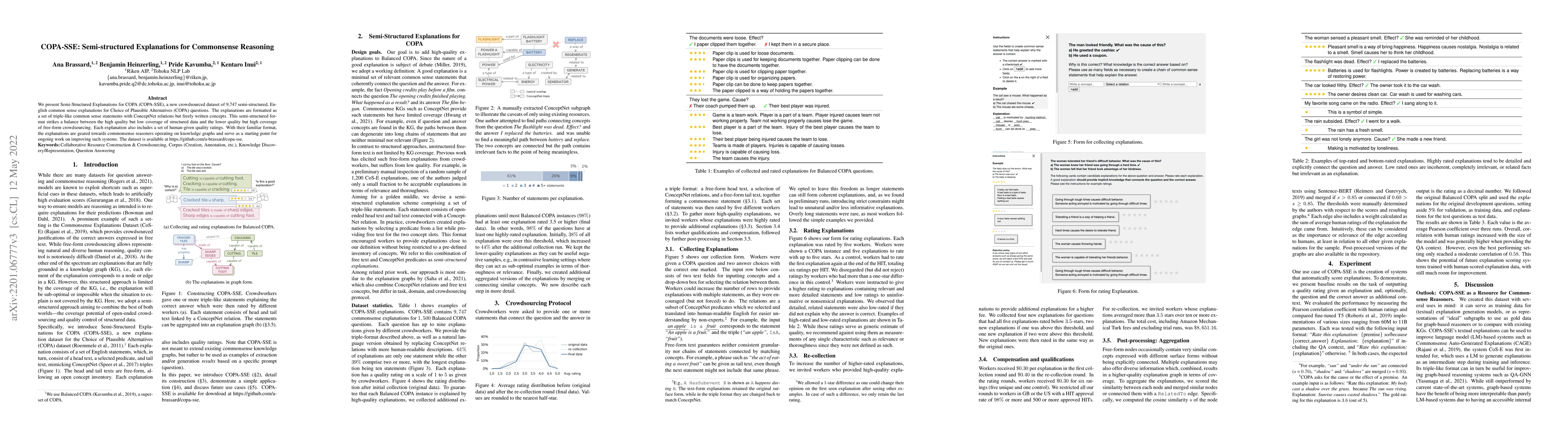 Thumbnail for COPA-SSE: Semi-structured Explanations for Commonsense Reasoning