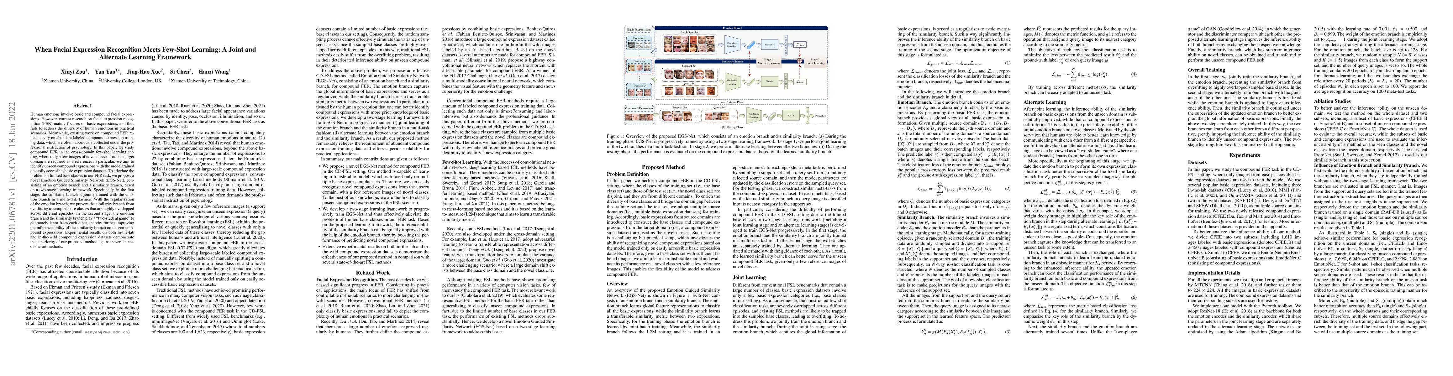 Thumbnail for When Facial Expression Recognition Meets Few-Shot Learning: A Joint and
  Alternate Learning Framework