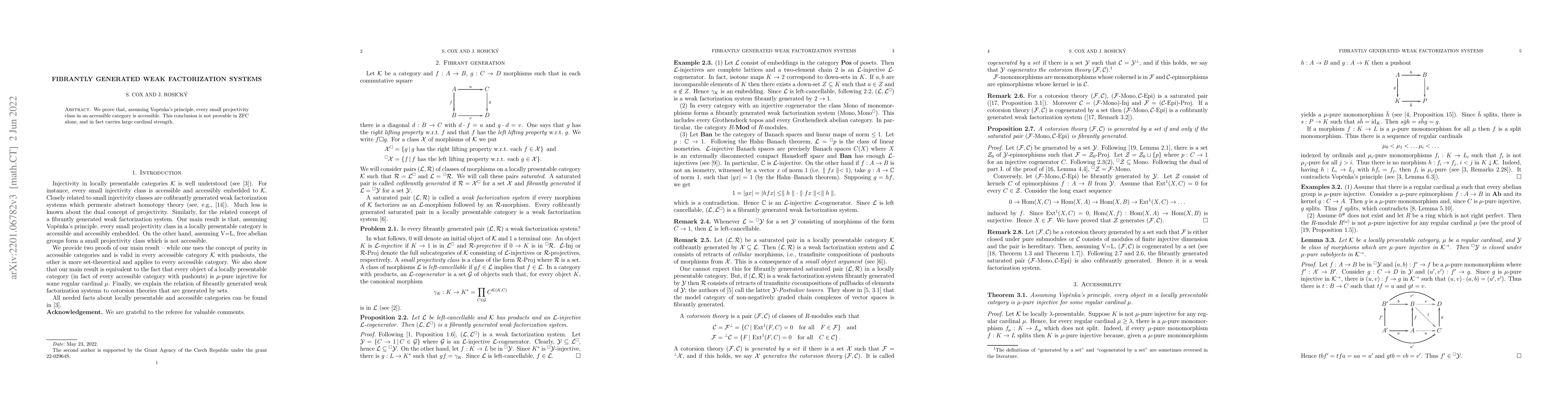 Thumbnail for Fibrantly generated weak factorization systems