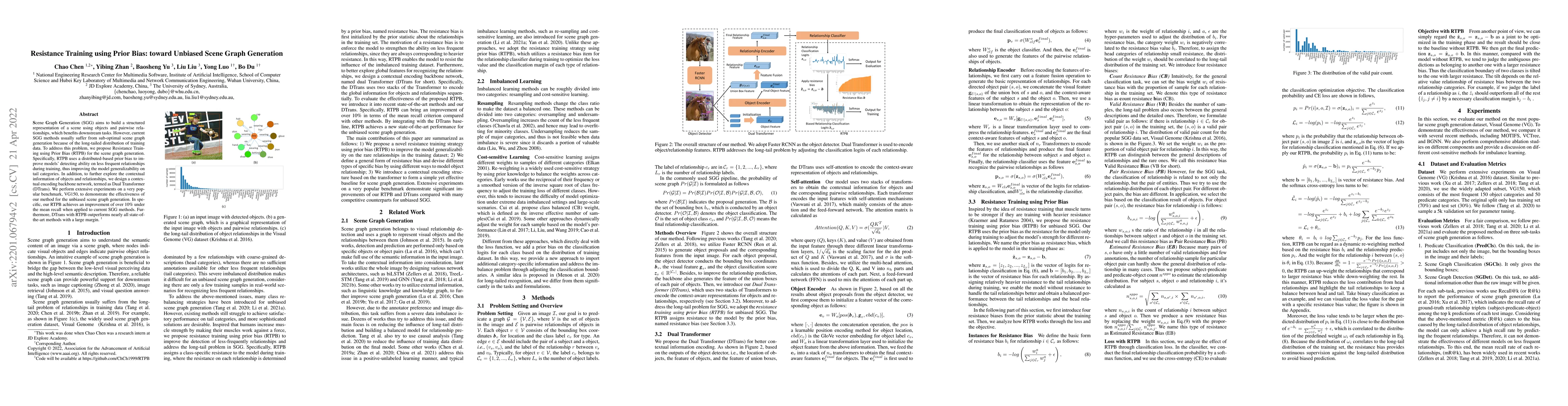 Thumbnail for Resistance Training using Prior Bias: toward Unbiased Scene Graph
  Generation