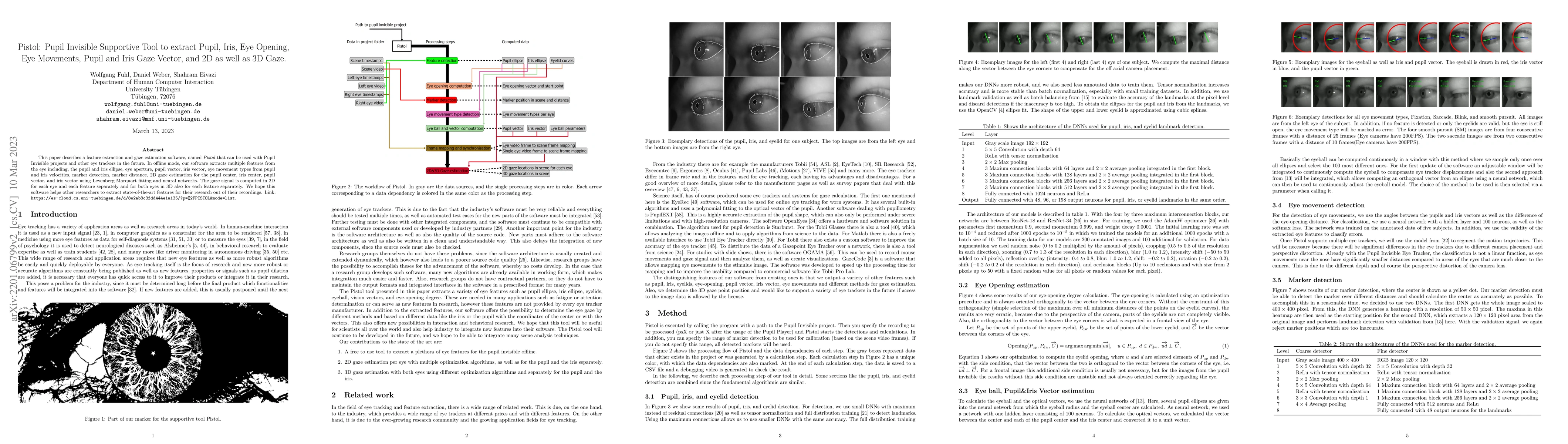 Thumbnail for Pistol: Pupil Invisible Supportive Tool to extract Pupil, Iris, Eye
  Opening, Eye Movements, Pupil and Iris Gaze Vector, and 2D as well as 3D Gaze