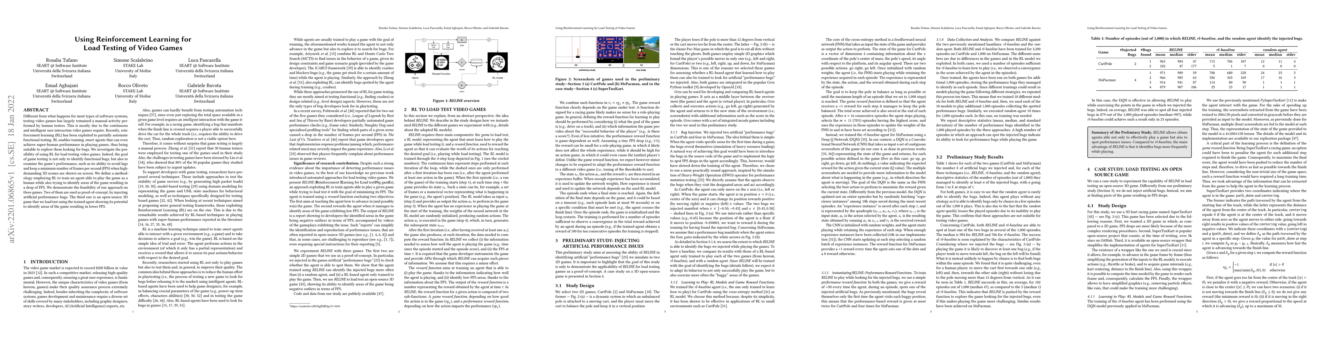 Thumbnail for Using Reinforcement Learning for Load Testing of Video Games
