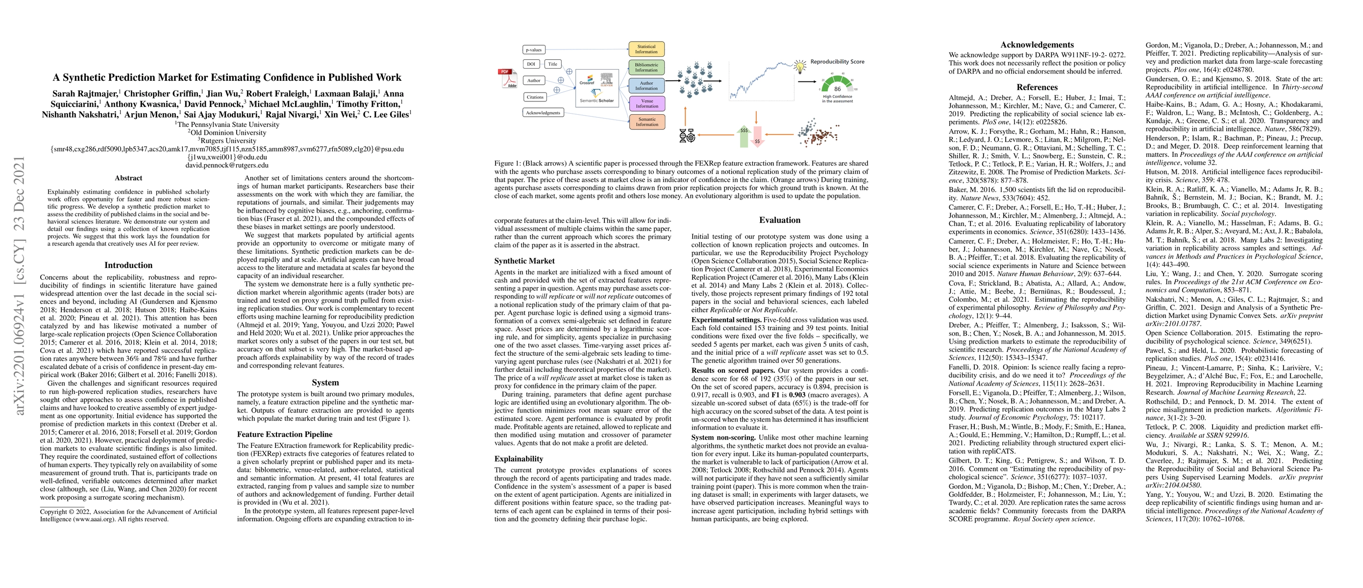 Thumbnail for A Synthetic Prediction Market for Estimating Confidence in Published
  Work