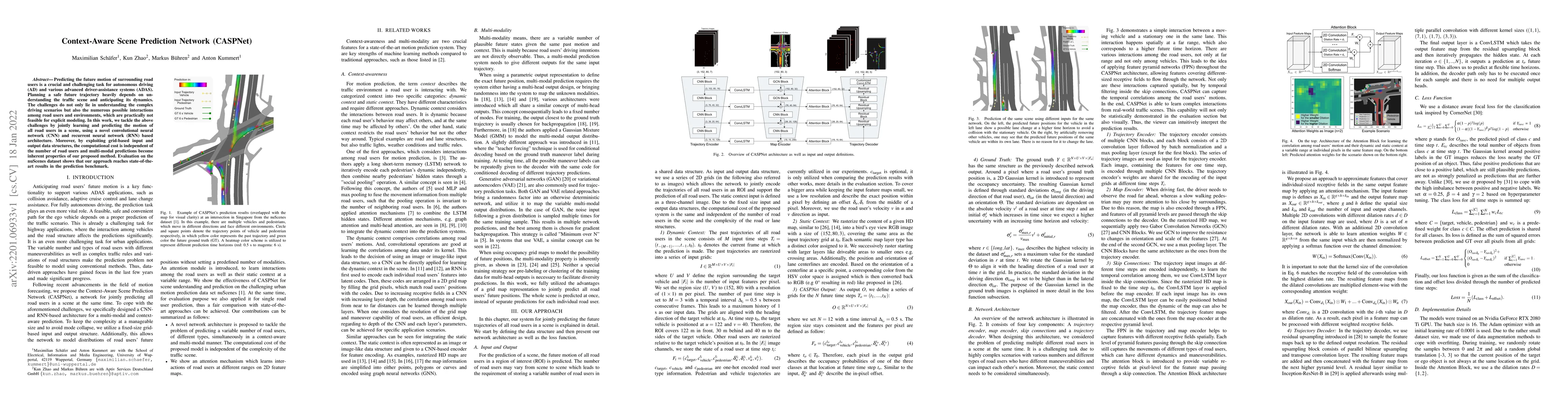 Thumbnail for Context-Aware Scene Prediction Network (CASPNet)