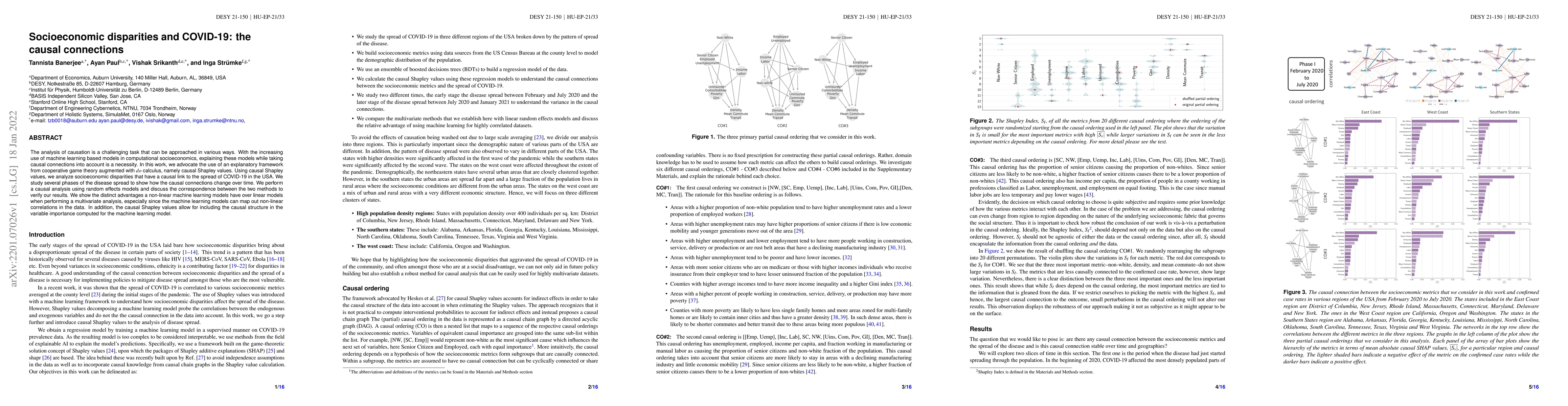 Thumbnail for Socioeconomic disparities and COVID-19: the causal connections
