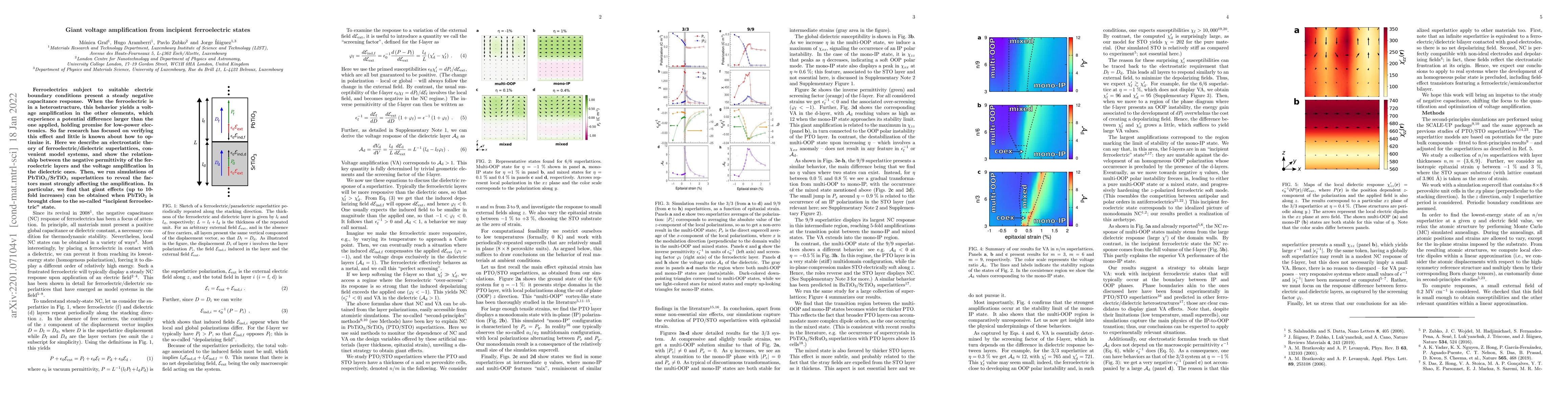 Thumbnail for Giant voltage amplification from incipient ferroelectric states