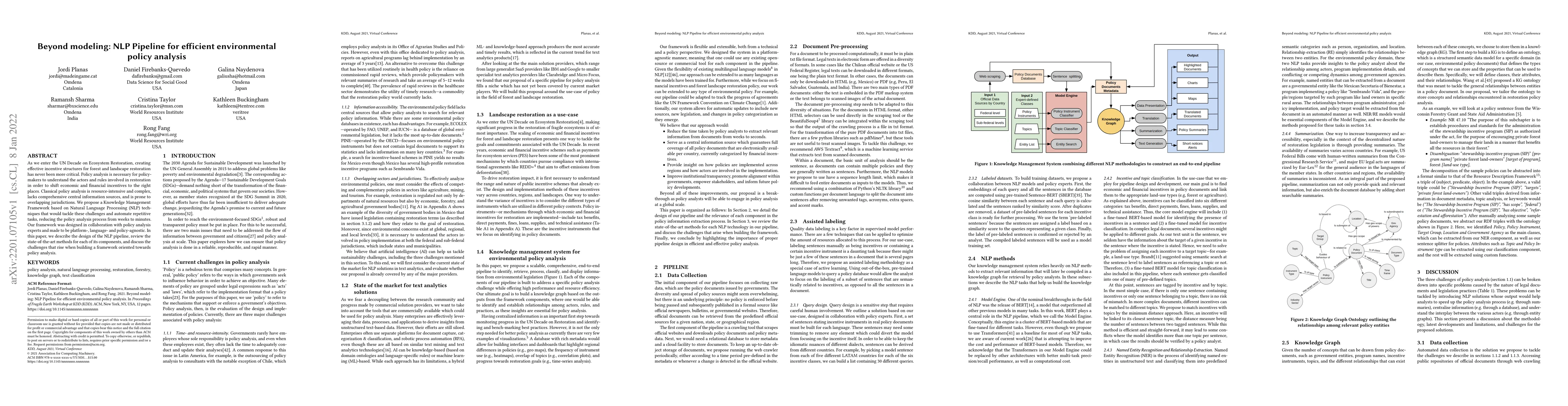 Thumbnail for Beyond modeling: NLP Pipeline for efficient environmental policy
  analysis