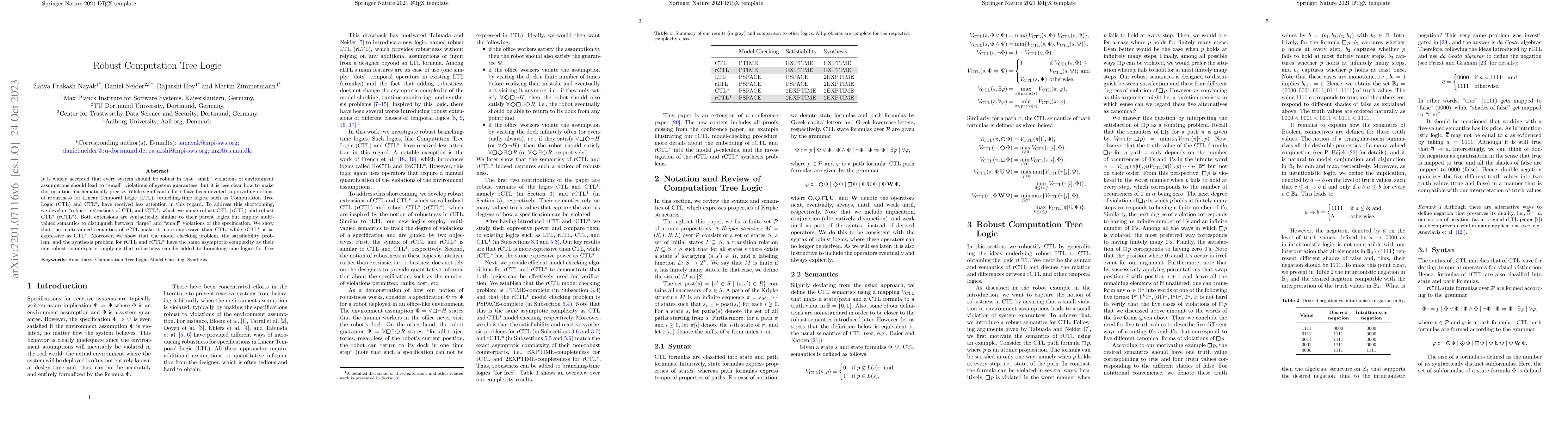 Thumbnail for Robust Computation Tree Logic
