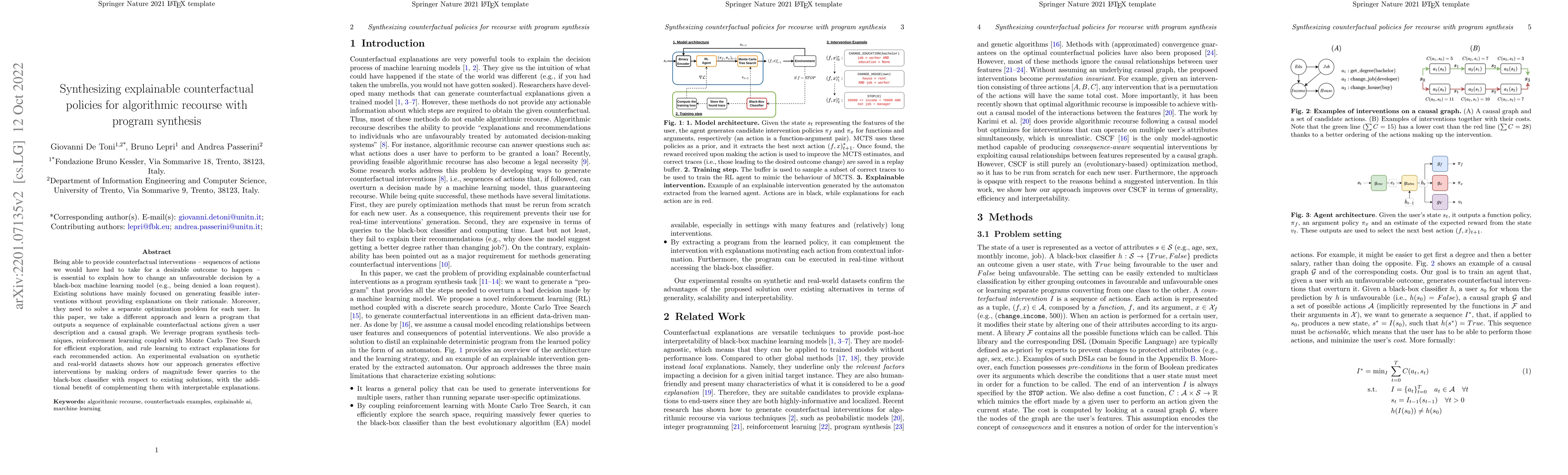 Thumbnail for Synthesizing explainable counterfactual policies for algorithmic
  recourse with program synthesis