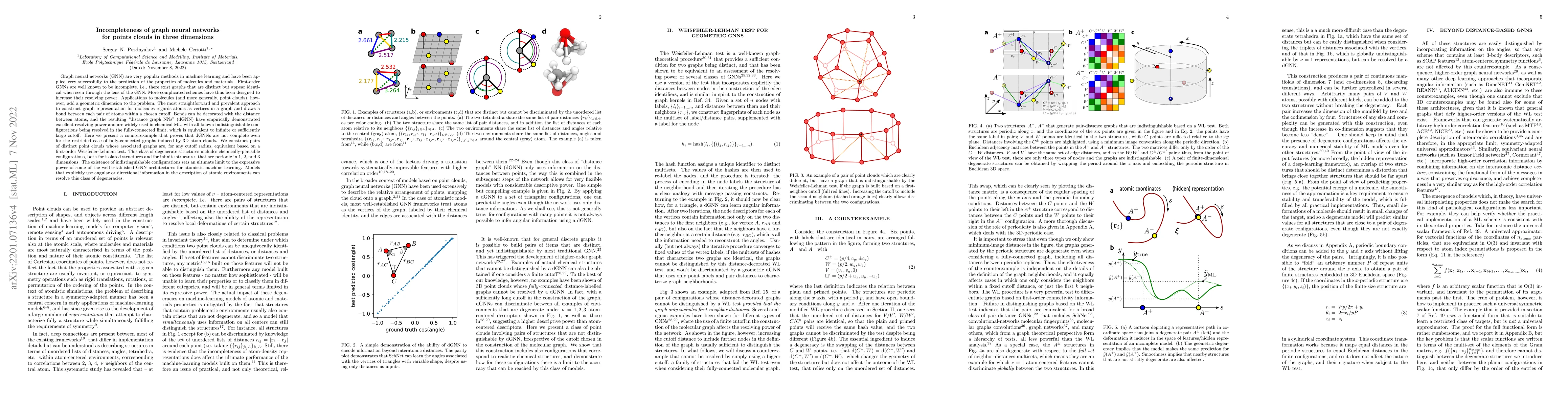 Thumbnail for Incompleteness of graph neural networks for points clouds in three
  dimensions