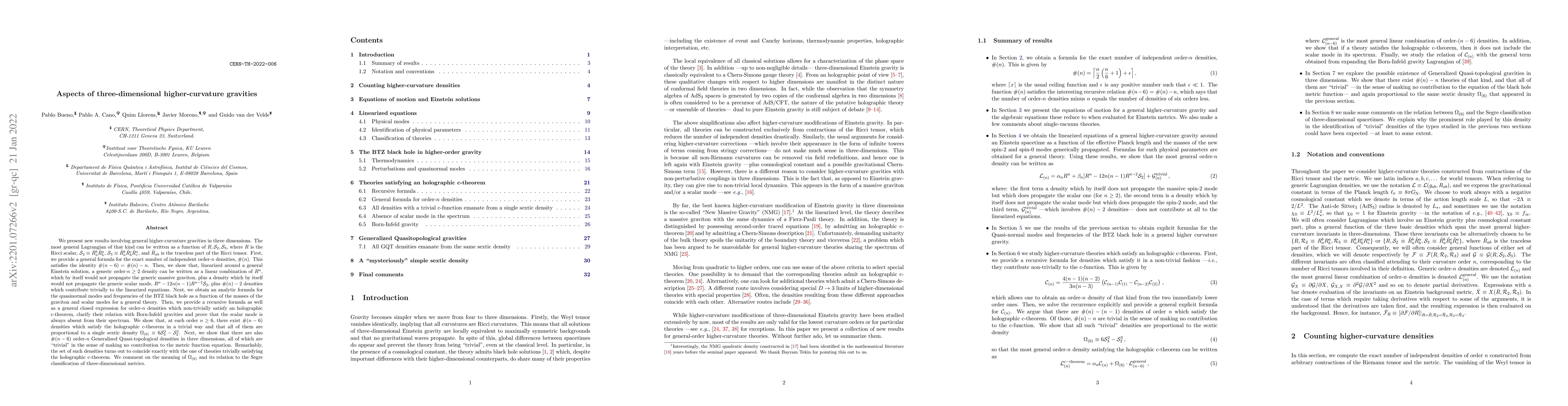 Thumbnail for Aspects of three-dimensional higher-curvature gravities