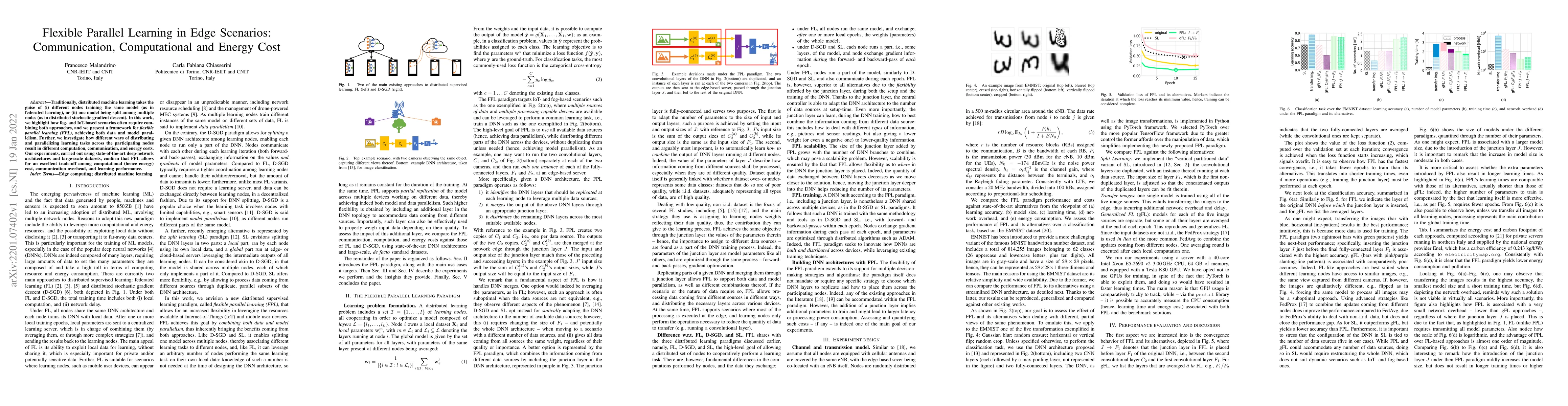 Thumbnail for Flexible Parallel Learning in Edge Scenarios: Communication,
  Computational and Energy Cost