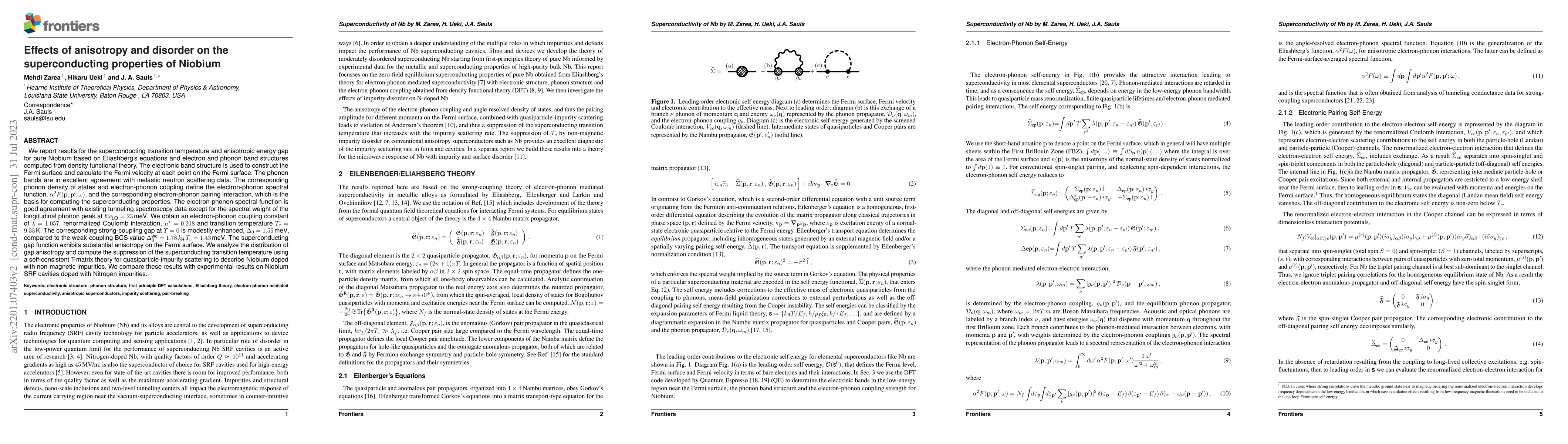 Thumbnail for Effects of anisotropy and disorder on the superconducting properties of
  Niobium