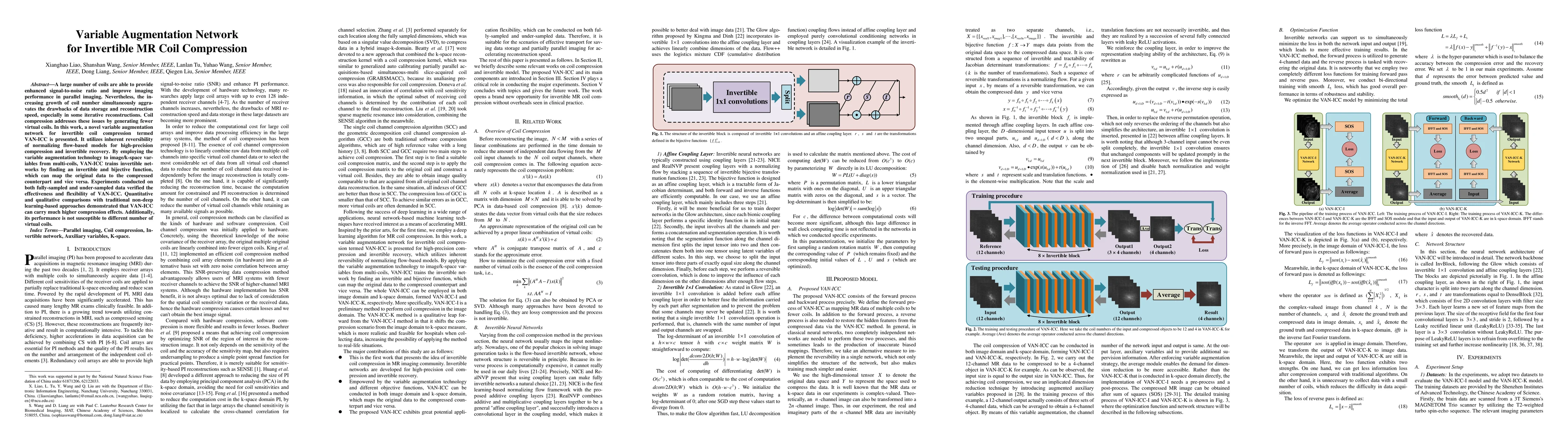 Thumbnail for Variable Augmented Network for Invertible MR Coil Compression