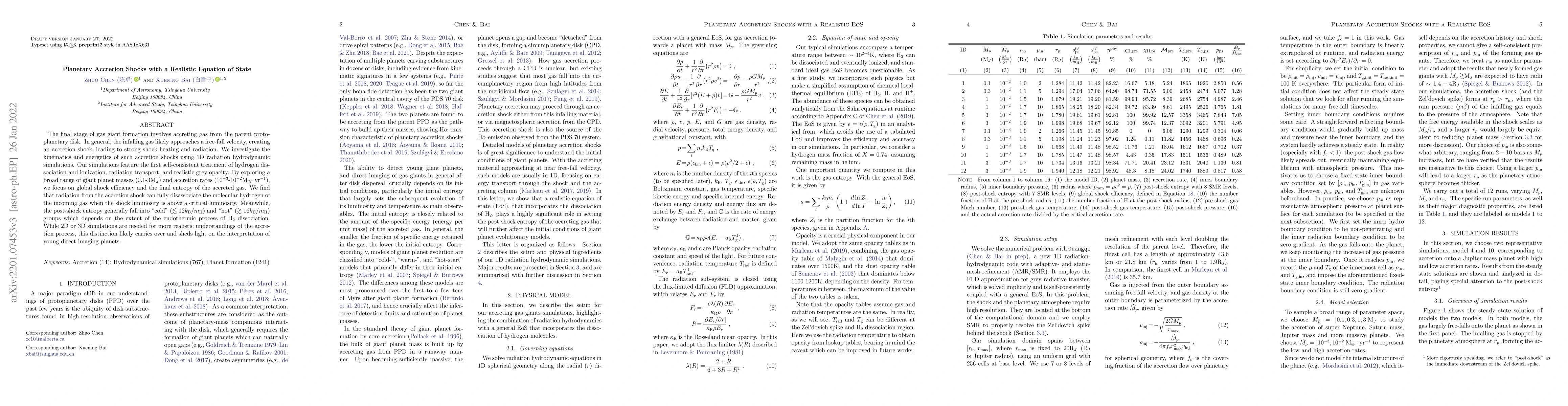 Thumbnail for Planetary Accretion Shocks with a Realistic Equation of State