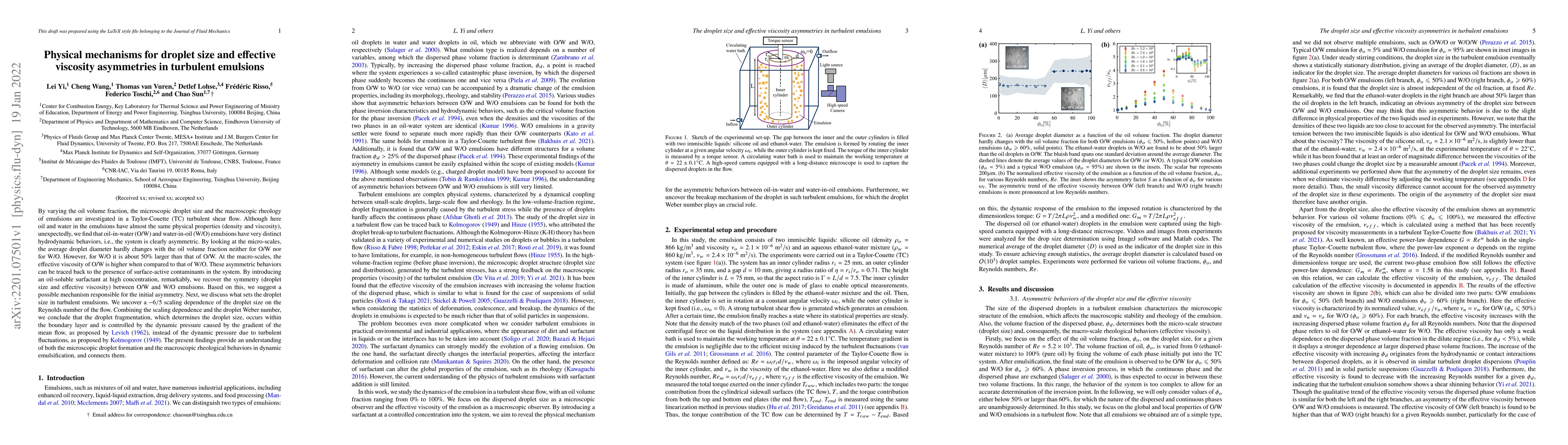Thumbnail for Physical mechanisms for droplet size and effective viscosity asymmetries
  in turbulent emulsions