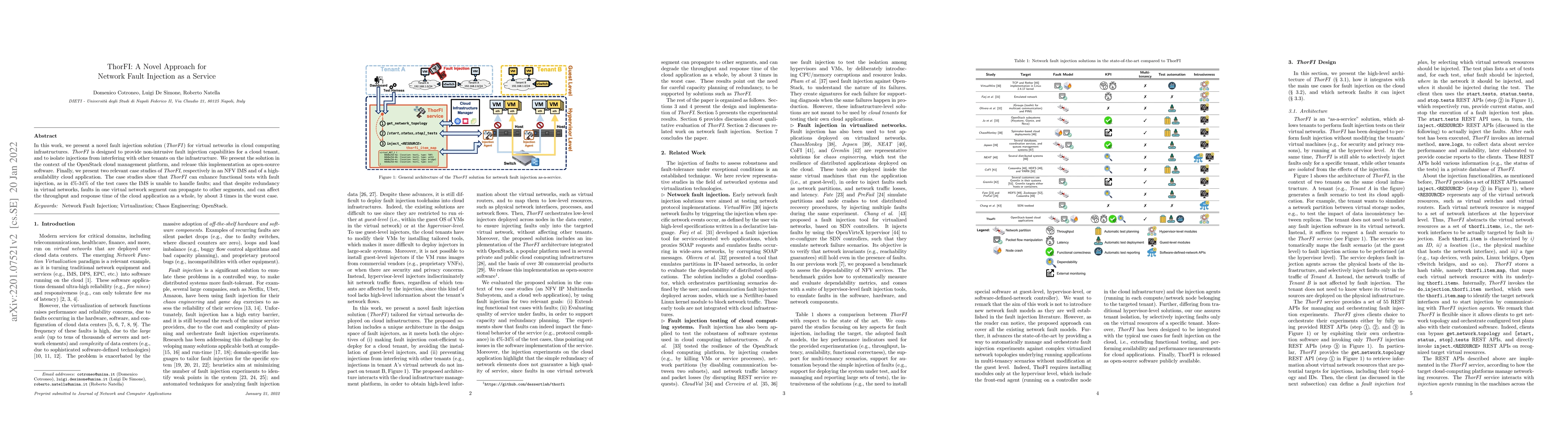 Thumbnail for ThorFI: A Novel Approach for Network Fault Injection as a Service