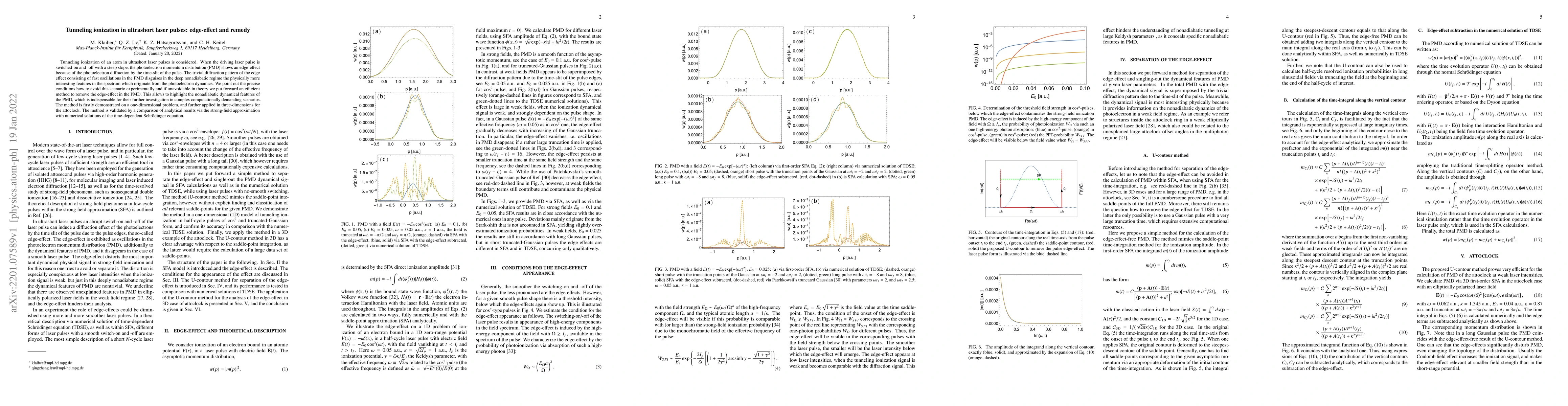 Thumbnail for Tunneling ionization in ultrashort laser pulses: edge-effect and remedy