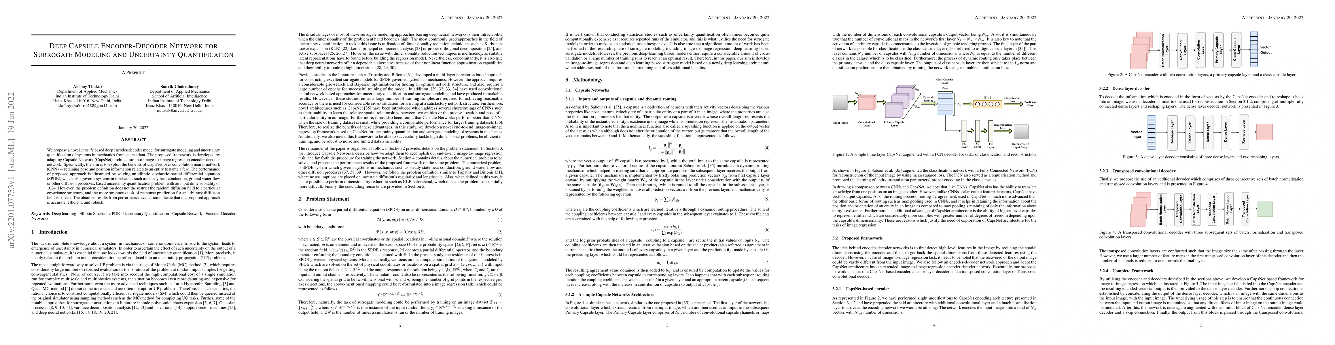 Thumbnail for Deep Capsule Encoder-Decoder Network for Surrogate Modeling and
  Uncertainty Quantification