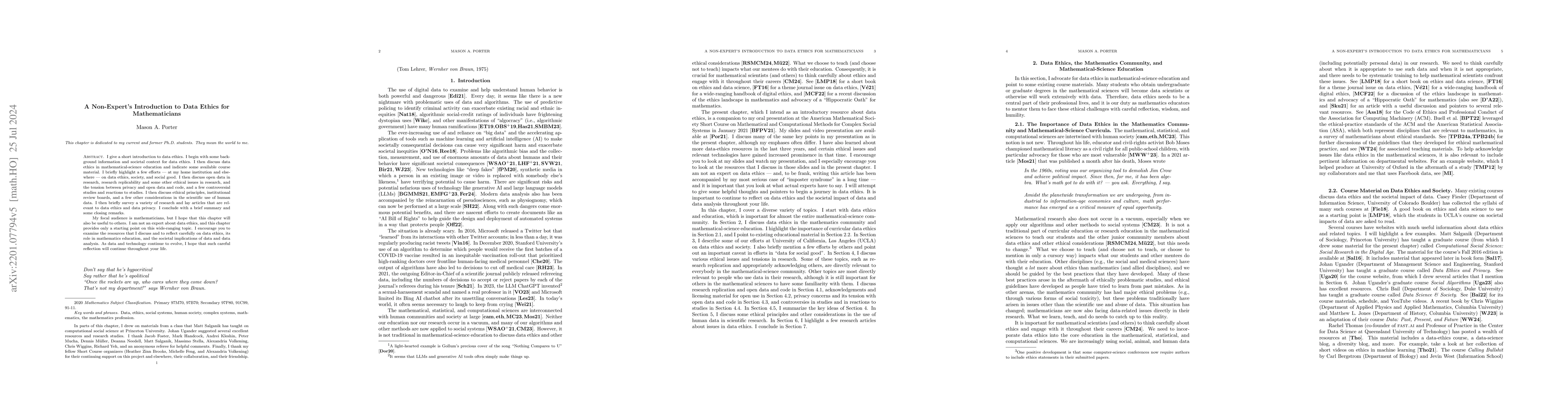 Thumbnail for A Non-Expert's Introduction to Data Ethics for Mathematicians