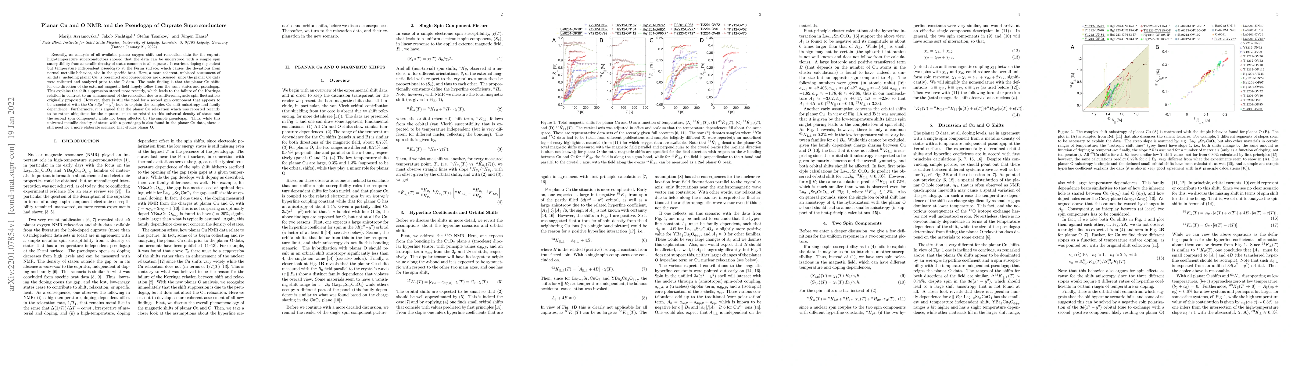 Thumbnail for Planar Cu and O NMR and the Pseudogap of Cuprate Superconductors