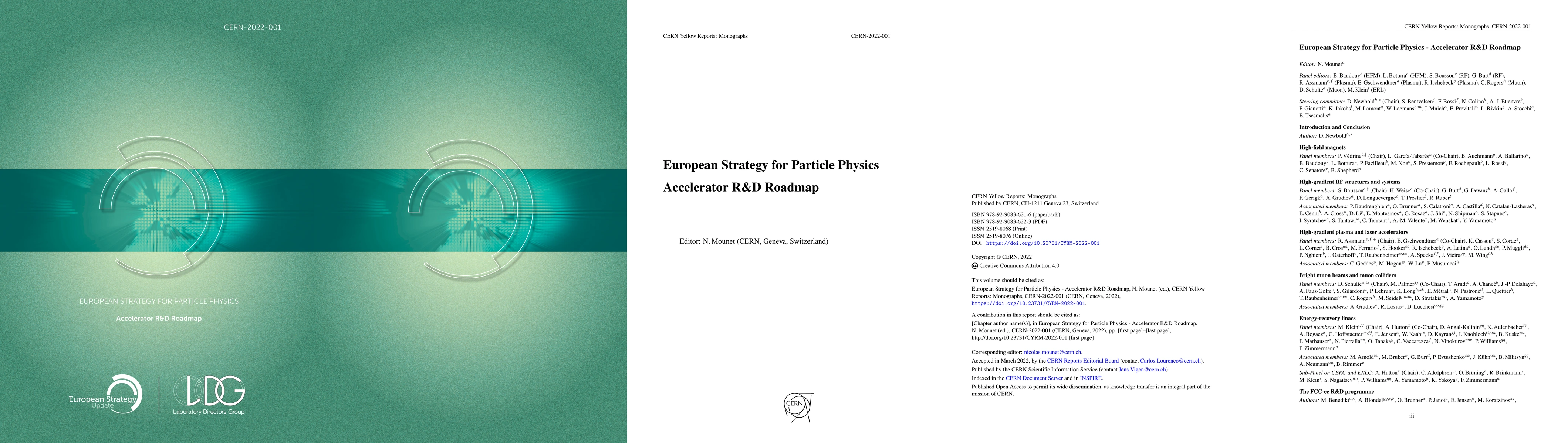 Thumbnail for European Strategy for Particle Physics -- Accelerator R&D Roadmap
