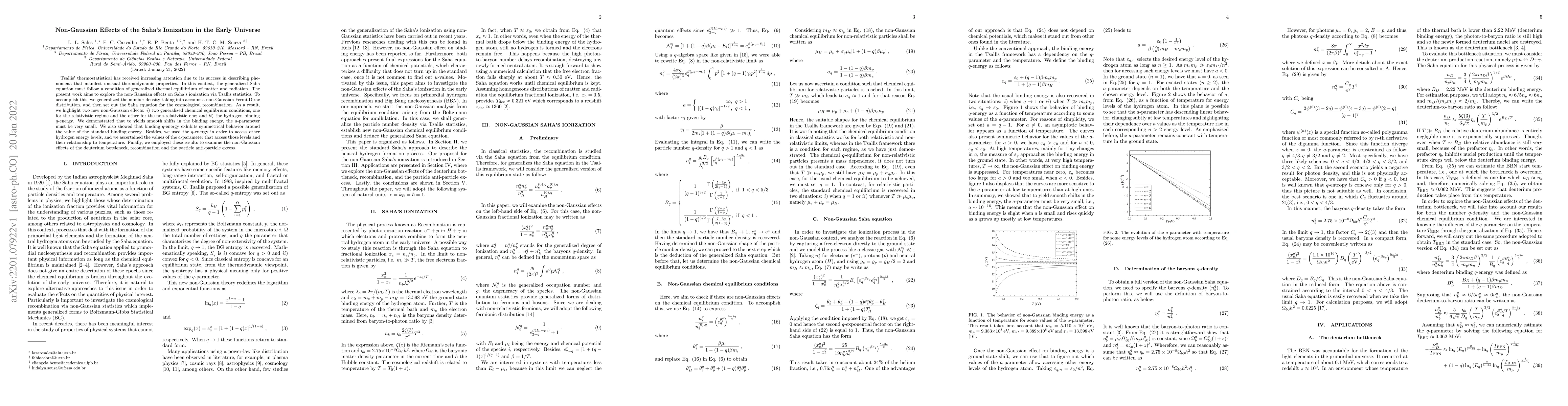 Thumbnail for Non-Gaussian Effects of the Saha's Ionization in the Early Universe