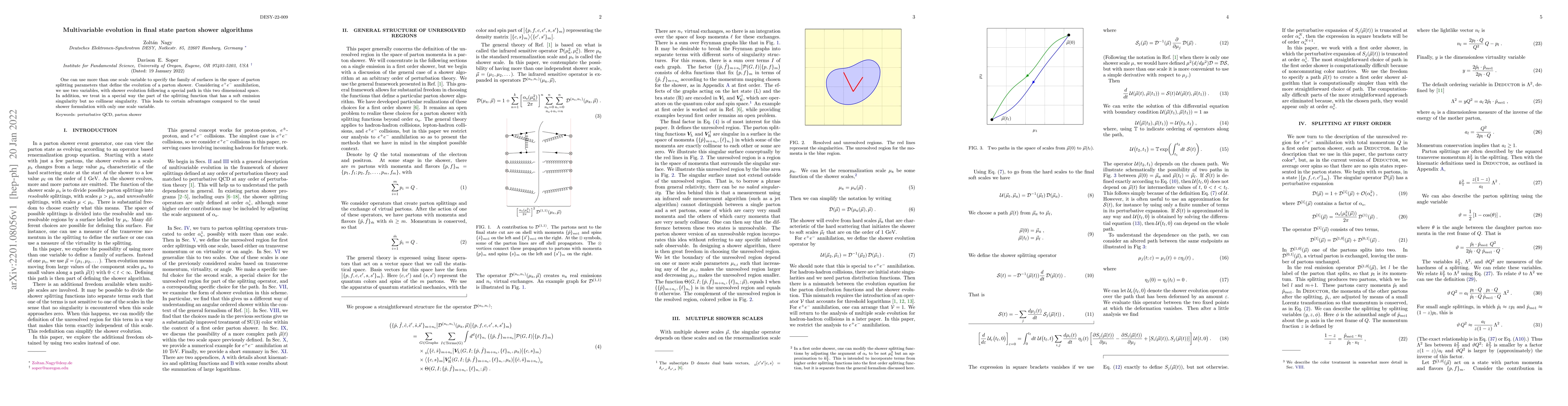 Thumbnail for Multivariable evolution in final state parton shower algorithms