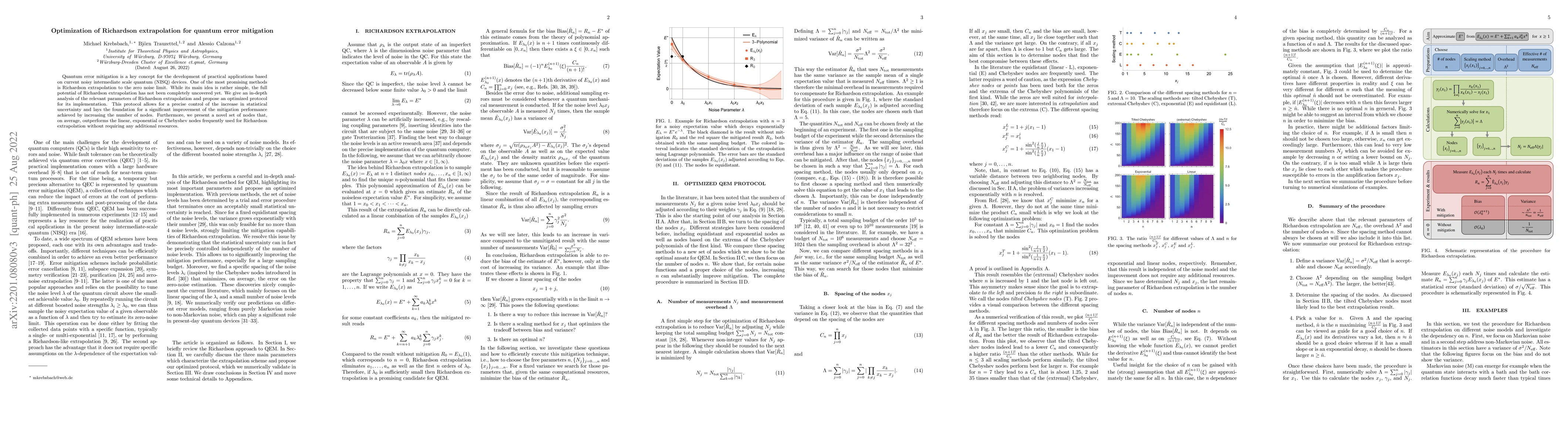 Thumbnail for Optimization of Richardson extrapolation for quantum error mitigation