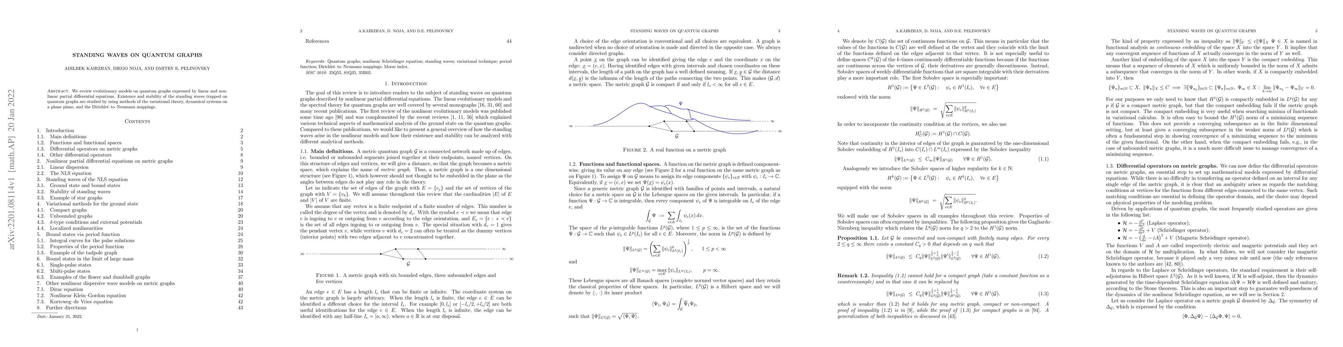 Thumbnail for Standing waves on quantum graphs