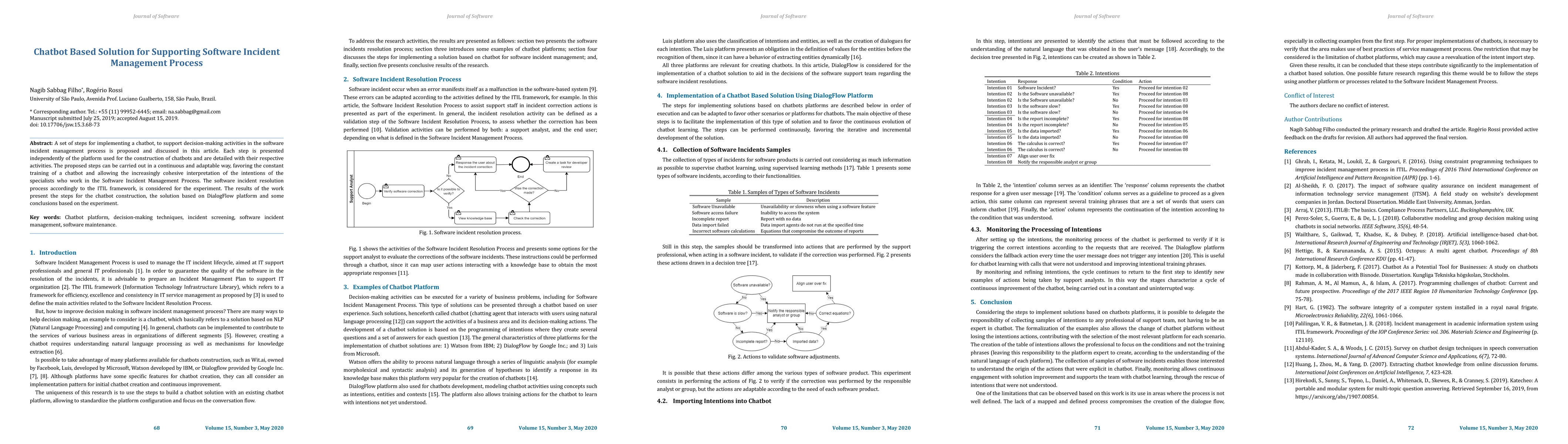 Thumbnail for Chatbot Based Solution for Supporting Software Incident Management
  Process