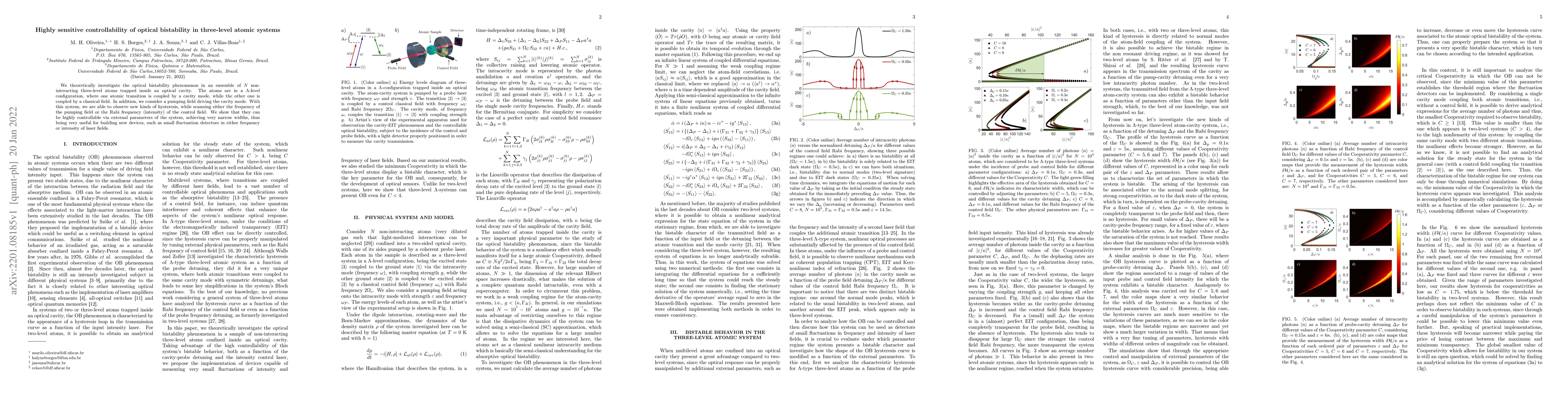 Thumbnail for Highly sensitive controllability of optical bistability in three-level
  atomic systems