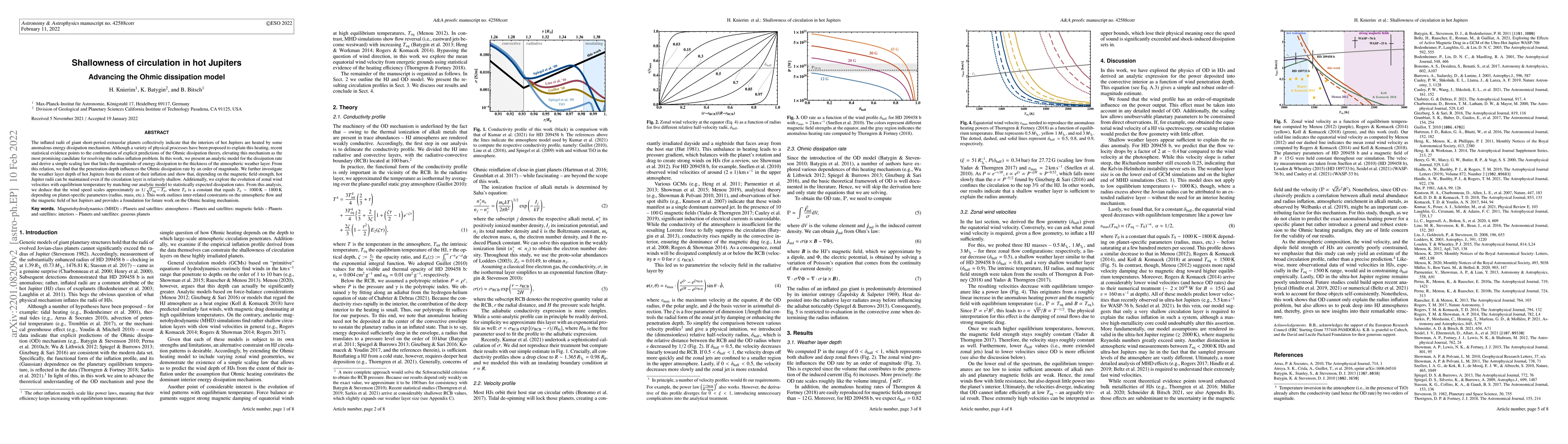 Thumbnail for Shallowness of circulation in hot Jupiters -- Advancing the Ohmic
  dissipation model