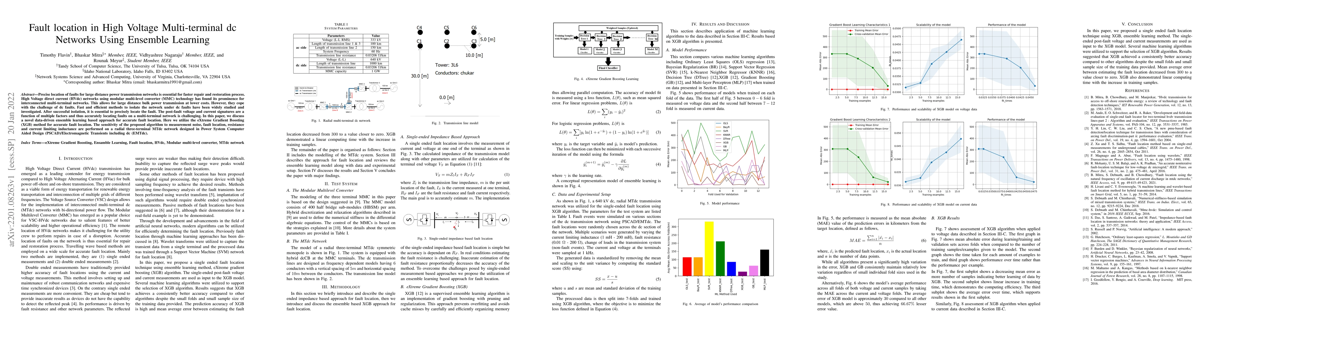 Thumbnail for Fault location in High Voltage Multi-terminal dc Networks Using Ensemble
  Learning